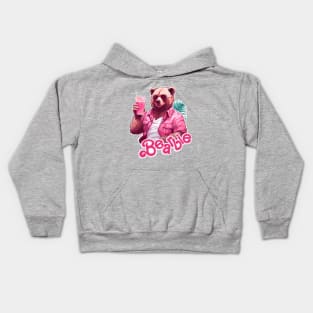 Bearbie, Gay Bear LGBTQ+ Barbie! Kids Hoodie